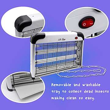 Lulu Home Electric Bug Zapper for Indoor Insect Control