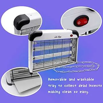 Lulu Home Electric Bug Zapper for Indoor Insect Control