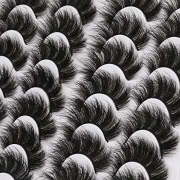 JIMIRE 20MM Mink Lashes - 14 Pairs Fluffy Volume