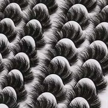 JIMIRE 20MM Mink Lashes - 14 Pairs Fluffy Volume