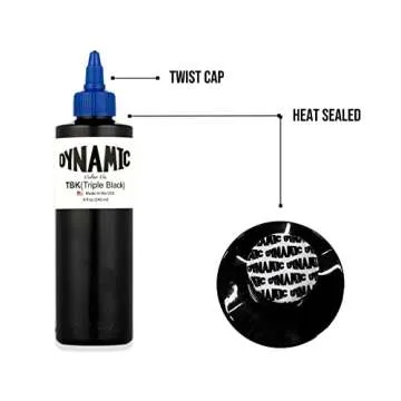 Dynamic Color Co Triple Black Ink Bottle 8oz