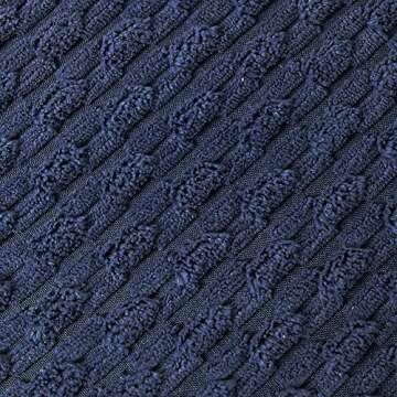 Fancy Homi Navy Blue Decorative Throw Pillow Covers