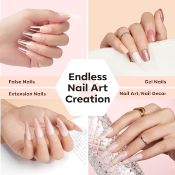 Modelones UV LED Nail Lamp, 48W Gooseneck Design for Gel Nails