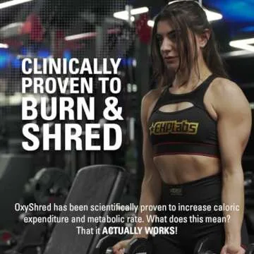 EHP Labs x Ghostbusters OxyShred Pre Workout Powder & Shredding Supplement - Preworkout Powder with Acetyl L Carnitine, Energy Boost Drink - Slimer Lime, 60 Servings