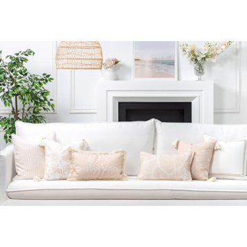 Hofdeco Coastal Pillow Cover, 18"x18" Water Repellent Gift