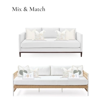 Hofdeco Coastal Pillow Cover, 18"x18" Water Repellent Gift