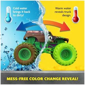 Monster Jam Color Changing Trucks for Kids 3+