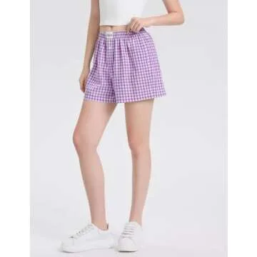 LOMON Women’s Cotton Boxer Shorts for Summer Style & Comfort