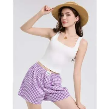 LOMON Women’s Cotton Boxer Shorts for Summer Style & Comfort