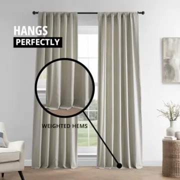 HPD Half Price Drapes Room Darkening Curtains in Fresh Khaki