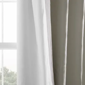 HPD Half Price Drapes Room Darkening Curtains in Fresh Khaki