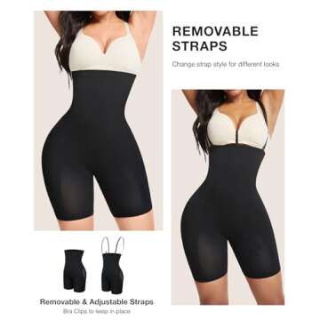 Lover-Beauty Fajas Colombianas Moldeadoras Tummy Control Shapewear Booty Lifting BBL Shorts Straples...