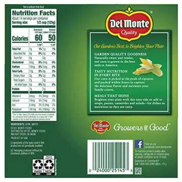Del Monte Golden Sweet Corn 15.25 Oz - No Salt Added