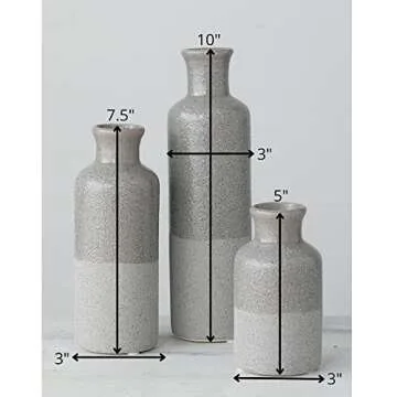 Stylish Sullivans Ceramic Vase Set for Home Decor