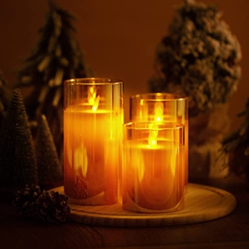 Yinuo Flameless LED Candles with Remote & Timer for Home Decor