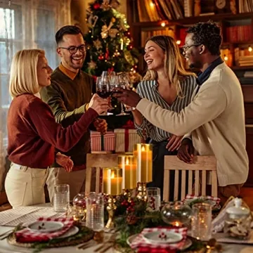 Yinuo Flameless LED Candles with Remote & Timer for Home Decor