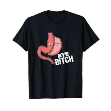 Gastric Sleeve Bye Bitch Bariatric Surgery T-Shirt