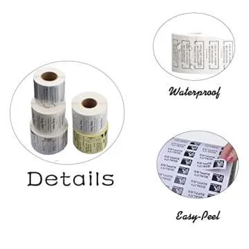 Docvania Personalized Return Address Labels,Available in White, Clear, laser, Gold or Silver Labels,Set of 150 Simple Unique Design Custom Mailing Labels for Envelopes