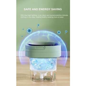 Portable Mini Washer for Easy Travel & Small Spaces