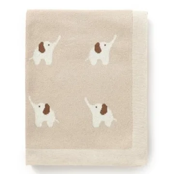 Hadetoto 100% Cotton Baby Blanket Knit Soft Cozy Swaddle Receiving Blankets Toddler Infant Blanket w...