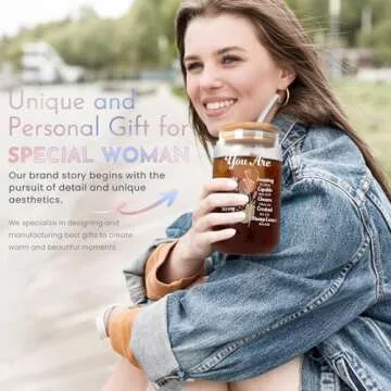 AGOT Christian Gifts for Women - Birthday Gifts Ideas for Best Friend Sister Mom Inspirational Religious Encouraging Thank You Gifts 16 Oz Can Glass