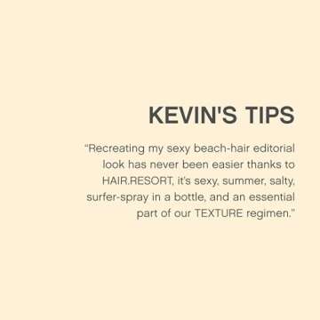 KEVIN.MURPHY HAIR.RESORT.SPRAY - Beach Look Hairspray - For Fine & Longer - Natural, Flexible Hold Hairspray - Lightweight Hairspray - Sulphate Free Hair Care - 150 mL / 5.1 fl oz