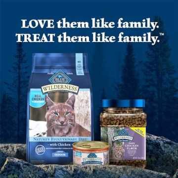 Blue Buffalo Wilderness Crunchy Cat Treats - Grain-Free & Natural