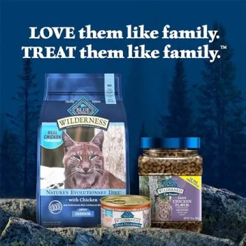 Blue Buffalo Wilderness Crunchy Cat Treats - Grain-Free & Natural