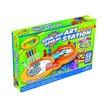 Crayola Spin & Spiral Art Station for Kids Ages 6-9