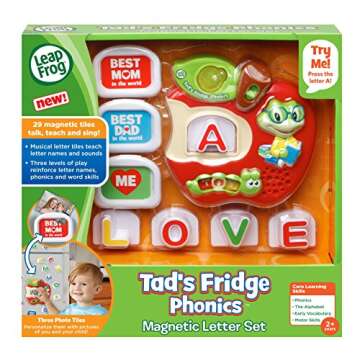 LeapFrog Tad's Phonics Magnetic Letter Set for Kids