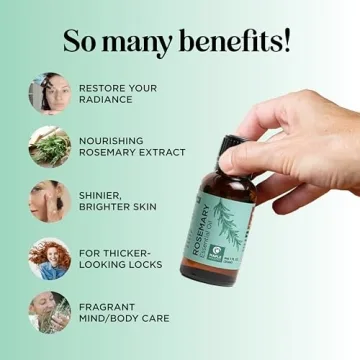 Pure Rosemary Essential Oil for Hair and Aromatherapy