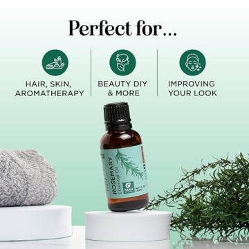 Pure Rosemary Essential Oil for Hair and Aromatherapy