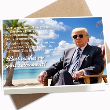Funny Retirement Card - Perfect Gift for Colleagues