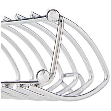 KitchenCraft KCTOAST 6 Slice Toast Rack with Chrome Plated Finish, Metal, 16 x 15 x 7 cm