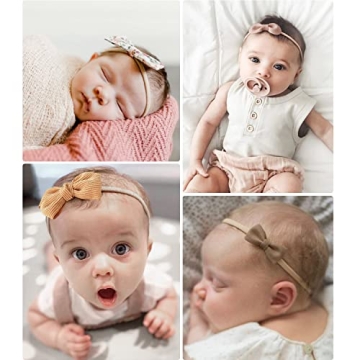 Handmade 21 PCS Baby Headbands and Bows Set