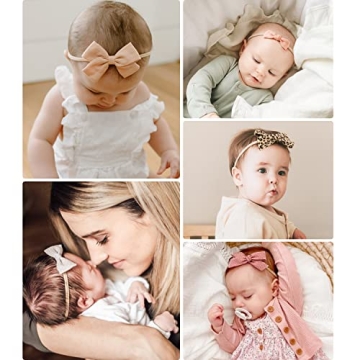 Handmade 21 PCS Baby Headbands and Bows Set
