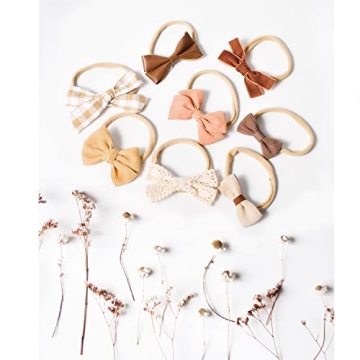 Handmade 21 PCS Baby Headbands and Bows Set