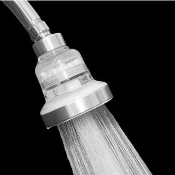 Shower Filter for Hard Water – Filtered Shower Head Water Softener – 3 Rainfall & Massage Settin...
