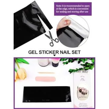 Kalolary 20PCS Semi Cured Gel Nail Polish Strips, Wine Red Adhesive Full Wrap Gel Nail Art Sticker, Waterproof Gel Nail Wrap Stickers with Nail File and Stick（UV/LED Lamp Required）