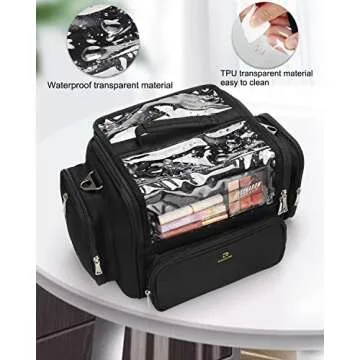 Extra Large Makeup Brush Organizer with Adjustable Dividers