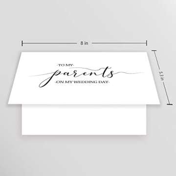 A Heartfelt Keepsake: Wedding Card to Parents on My Wedding Day