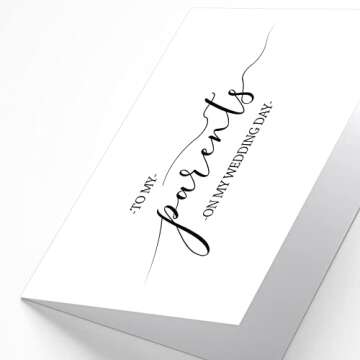 Wedding Thank You Card for Parents on My Wedding Day