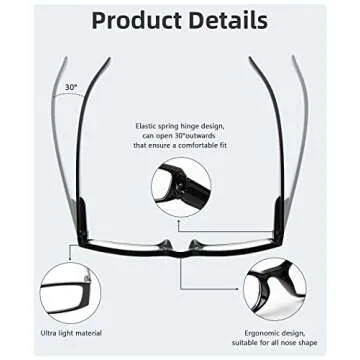 GR8SIGHT 5-Pack Stylish Ladies Reading Glasses