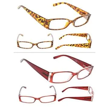 GR8SIGHT 5-Pack Stylish Ladies Reading Glasses
