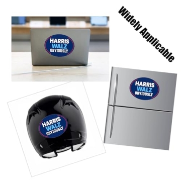 Harris Walz 2024 Waterproof Bumper Stickers Pack