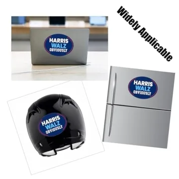 Harris Walz 2024 Waterproof Bumper Stickers Pack