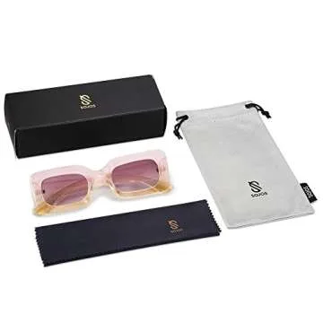 Stylish SOJOS Retro 90s Sunglasses for Fashion Lovers