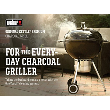 Shop Weber Kettle Premium Charcoal Grill - Perfect for BBQs