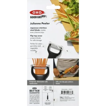 OXO Good Grips Julienne Peeler for Easy Vegetable Slices