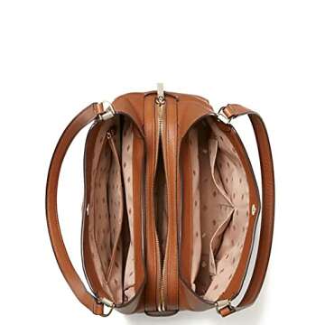 Kate Spade New York Leila Medium Triple compartment Satchel Gingerbread